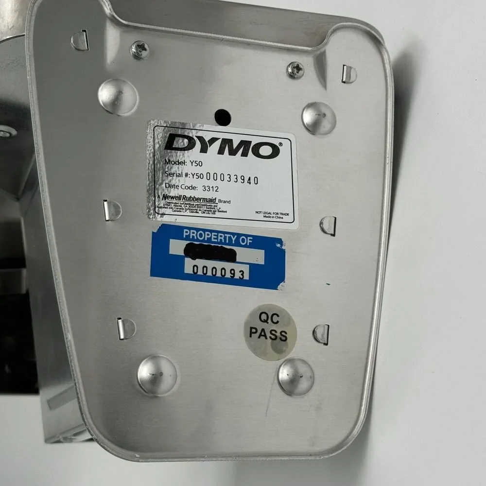 Dymo Model Y50 50lb Dial Scale/Desktop/Shipping works perfect Nently used